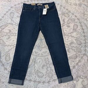 NWT Levi's 311 Shaping Skinny Blue Jeans Mid-Rise Sz 8 Short 29 x 30